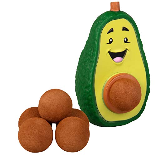 Product Cover Hog Wild Avocado Popper Toy - Shoot Foam Balls Up to 20 Feet - 6 Balls Included - Age 4+