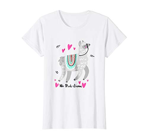 Product Cover No Prob Llama - Funny Llama Alpaca Lover T-Shirt Gift Tshirt