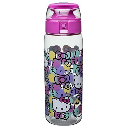 Product Cover Zak Designs HLOC-K952 Sanrio Water Bottles, Tritan, Hello Kitty