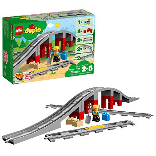 Product Cover LEGO DUPLO Train Bridge and Tracks 10872 Building Blocks (26 Pieces)