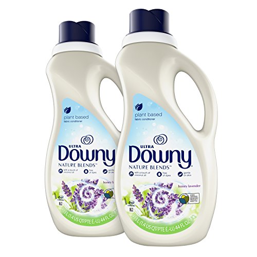 Product Cover Downy Nature Blends Fabric Conditioner (Fabric Softener), Honey Lavender, 44 Oz Bottles, 2 Pack, 104 Loads Total