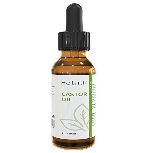 Product Cover Castor Oil, Organic Castor Oil - Hotmir Castor Oil for Hair | with Pure, Natural, Vitamin E | for Eyelash and Hair Growth | Dry, Sensitive, Combination, Oily and Normal Skin -1fl oz 30mL