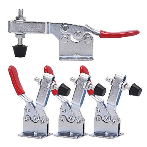 Product Cover ADrivWell Antislip Horizontal Quick Release Hold Down Toggle Clamps Latch Heavy Duty Latch Hand Tool For woodworking Smoke Holding Capacity:220lbs