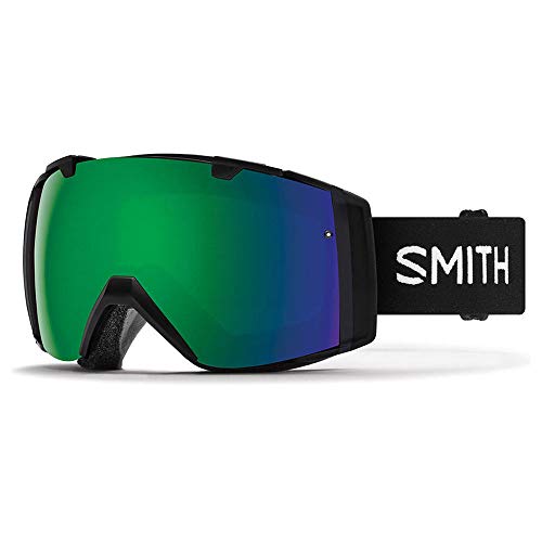 Product Cover Smith Optics I/O Snow Goggles - Black Frame, Chromapop Sun Green Mirror Lens ii