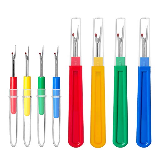 Product Cover 8Pcs Sewing Seam Rippers, Handy Stitch Rippers for Sewing/Crafting Removing Threads(4 Large & 4 Small)
