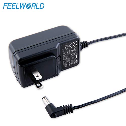 Product Cover Feelworld DC 12V 1.5A Switching Power Supply Home Power Adapter for 100V - 240V AC 50/60Hz for Feelworld F570 T7 T756 FW759 FW759P FW760 FW789 G70 Etc (Black)