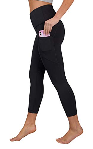 Product Cover 90 Degree By Reflex High Waist Squat Proof Yoga Capri Leggings with Side Phone Pockets