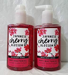 Product Cover Bath and Body Works 2 Pack Japanese Cherry Blossom Anti-Bacterial Hand Sanitizer 7.6 Oz / 225 ml