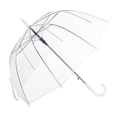 Product Cover Clear Umbrella, Mirviory Transparent Bubble Dome Umbrella, Lightweight Easy Carrying Suitable for Women and Girls, Wedding Decoration Umbrella