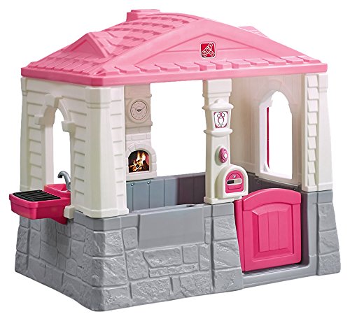 Product Cover Step2 Happy Home Cottage & Grill Kids Playhouse, Pink