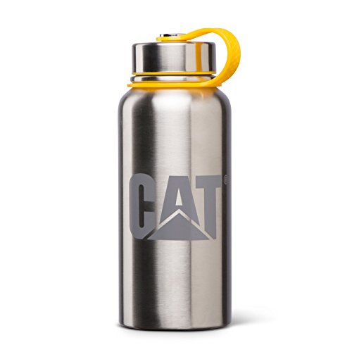 Product Cover Caterpillar Stainless Steel Thermal Water Bottle, Silver, 32 oz.