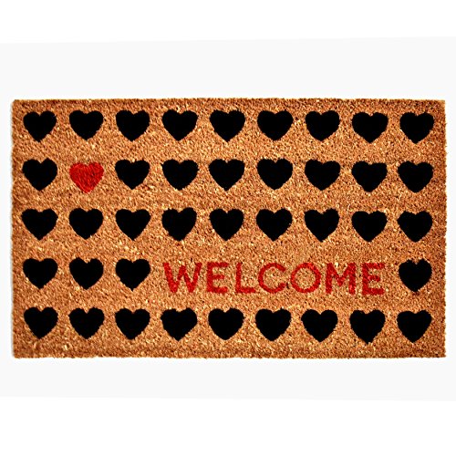 Product Cover Calloway Mills 104001729 Heart Welcome Doormat, 17