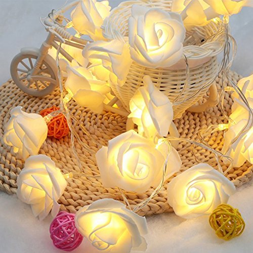 Product Cover Techno E-Tail Decorative String Lights, Rose 20 Led Fairy Lights for Home Decoration (Warm White)