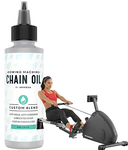 Product Cover IMPRESA Concept 2 Rowing Machine Chain Oil - 4 Oz - Premium, Custom-Formulation for Exercise Rower Chains - Compatible with Model D and Other Major Brands - Made in USA