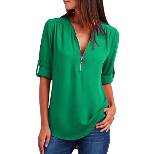 Product Cover WOCACHI Women Blouse Wocachi Womens Blouses Fall Tops T-Shirt Roll Up Flowy Shirt