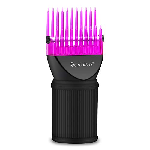 Product Cover Blow Dryer Comb Attachment, Segbeauty Hair Dryer Blower Concentrator Nozzle Brush Attachments, Hairdressing Styling Salon Tool Pic for Fine, Wavy, Curly, Natural Hair
