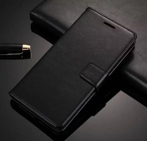 Product Cover Febelo Xiaomi Redmi Note 5 Pro (2018) PU Leather Magnetic Lock Flip Cover Case for Xiaomi Redmi Note 5 Pro (2018) - Vintage Black