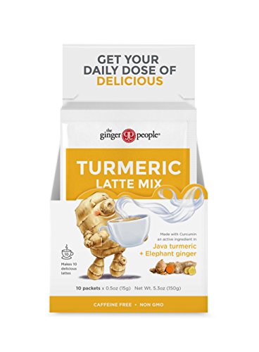 Product Cover The Ginger People Turmeric Latte Mix, 10 Sachets (5.3oz) - Anti-Inflammatory. Use To make Golden Milk