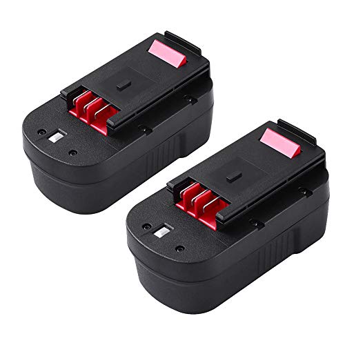 Product Cover [Upgraded to 3600mAh] HPB18 Battery for Black and Decker 18V Battery 3.6Ah HPB18-OPE 244760-00 A1718 FSB18 Firestorm 2-Pack