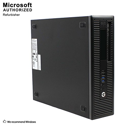 Product Cover 2018 HP 800 G1 SFF Flagship Business Desktop Intel CI7-4770 up to 3.9G, 16GB, 512GB SSD, DVD, WiFi, W10P64 (Renewed)-Multi-Language Support English/Spanish