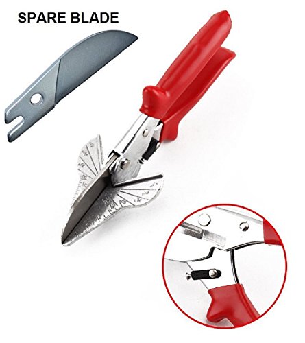 Product Cover Multi Angle Miter Shear Cutter Hand Tools 45 Degree To 120 Degree (Handle Color - Vary), Including Spare Blade