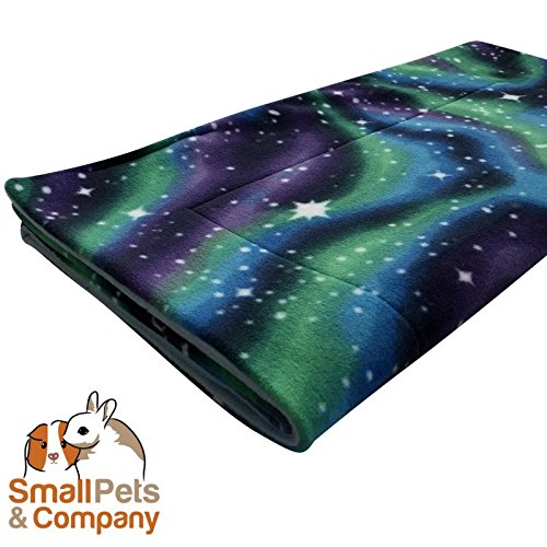Product Cover Small Pets and Company Guinea Pig Fleece Cage Liner for Midwest Habitat | Fleece Guinea Pig Bedding (Midwest, Northern Lights)