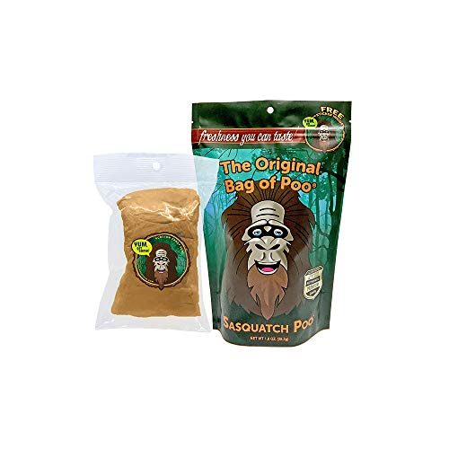 Product Cover The Original Bag of Poo, Sasquatch Poop (Brown Cotton Candy) for White Elephant Gifts, Stocking Stuffers and Gag Gifts