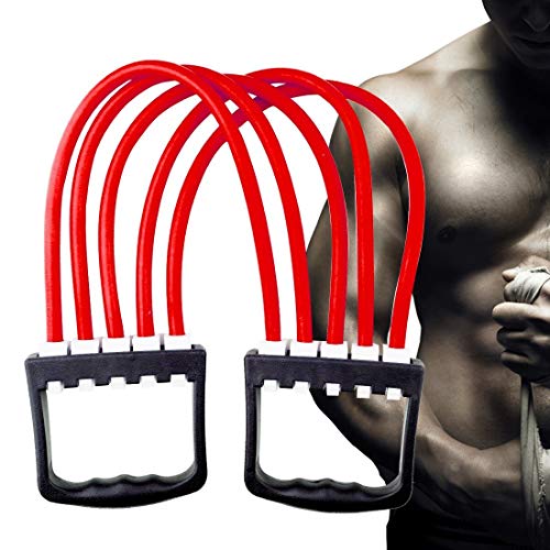 Product Cover PRO365 Rubber Gym/Yoga/Indoor Chest Expander (5 Strength Tubes/Levels Adjustable)