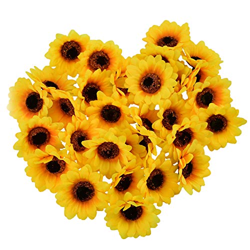Product Cover huianer Artificial Sunflower Heads, 2.8