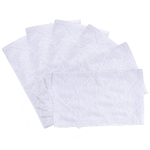Product Cover KEEPOW 6 Pack Cleaning Mop Pads for Light 'n' Easy S3101, 7618ANB, S7326, S3601 Steamer