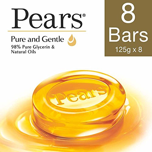 Product Cover Pears Pure And Gentle Bathing Bar, 125g (Pack Of 8)
