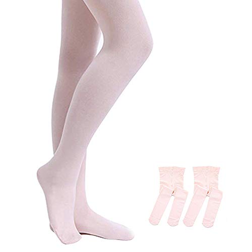 Product Cover STELLE Girls' Ultra Soft Pro Dance Tight/Ballet Footed Tight (Toddler/Little Kid/Big Kid), 2-BP, XXS
