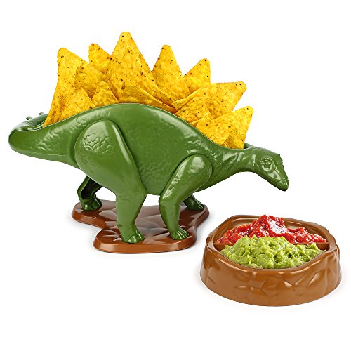 Product Cover Barbuzzo Nachosaurus Snack & Dip Bowl Set - Dinosaur Chip & Salsa Set