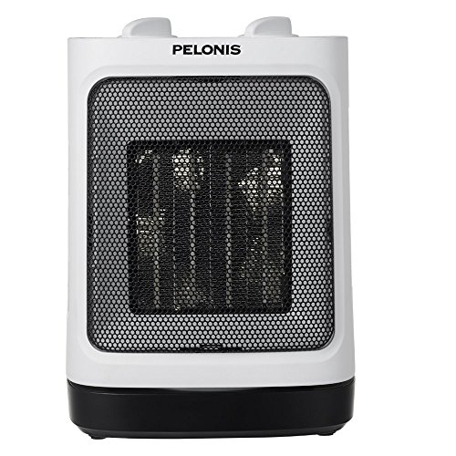 Product Cover Pelonis Portable Ceramic Space Heater for Small Rooms with Oscillation & Adjustable Thermostat, Classic Style