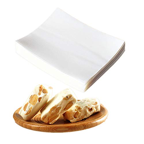 Product Cover PANMLY Candy and Chocolate Making - Glutinous Rice Paper, 2.56x3.15 Inches（6.5x8 cm） (800 Sheets)