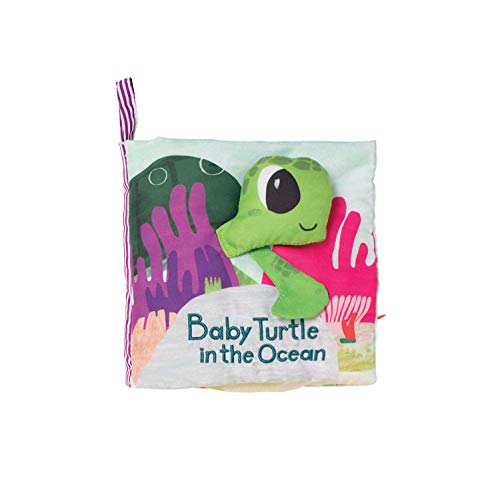 Product Cover Manhattan Toy What's Outside Sea-Themed Soft Baby Activity Book with Rattle