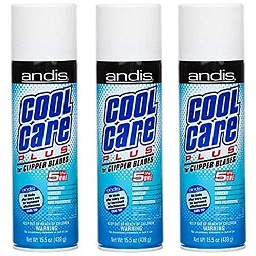 Product Cover ANDIS Cool Care Plus Clipper Disinfectant Lubricating Spray 5-In-1 3 x CL-12750