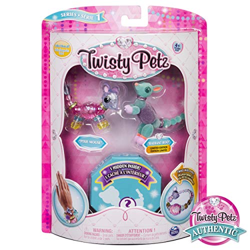 Product Cover Twisty Petz Collectible Bracelet Set, Mouse, Roo & Surprise Pet 3-Pack