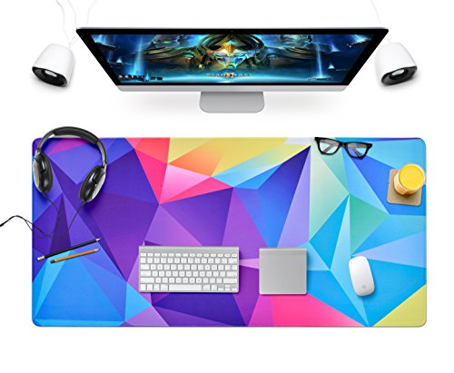 Product Cover GDBT Large Gaming Mouse Pad Big XXL Extended Mousepads Keyboard Pad Long Desk Mouse Mat,Non-Slip Water-Resistant Writing Mat,Stitched Edges 31.5