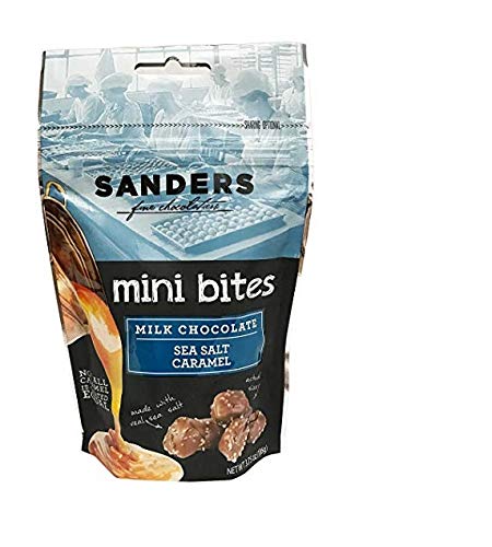 Product Cover Sanders Fine Chocolates Milk Chocolate Sea Salt Caramel Mini Bites, 3.75 oz.