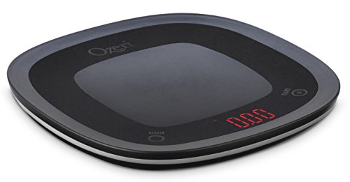 Product Cover Ozeri ZK21-B Touch Waterproof Digital, Washable and Submersible Kitchen, Chef, Food, Vegetable, Scale, Small, Black