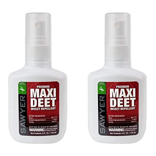 Product Cover Sawyer Products SP7142 Premium Maxi-DEET Insect Repellent Pump Spray, Twin Pack, 4-Ounce
