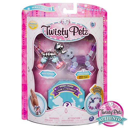 Product Cover Twisty Petz Collectible Bracelet Set, Elephant, Puppy & Surprise Pet