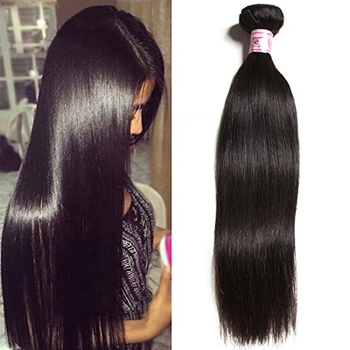 Product Cover UNice Hair Icenu Series 8a Malaysian Straight Hair 1 Bundle Virgin Unprocessed Human Hair Weft Extensions Natural Color (20inch)