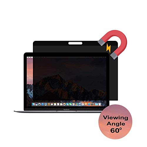 Product Cover Easy On/Off Magnetic Privacy Screen Filter for Macbook Pro 13.3 Inch 2016,2017,2018,2019 including Touch Bar (Model: A1706,A1708) and Macbook Air 13 Inch 2018 (Model :A1932)-Anti Glare