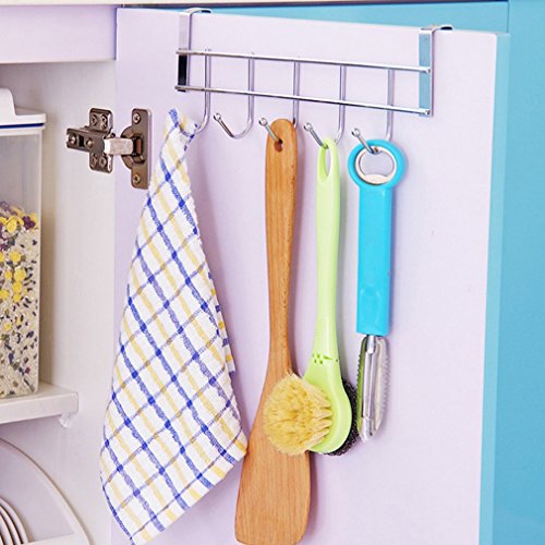Product Cover HOME CUBE Multifunctional Stainless Steel Door Hook Organizer, Silver