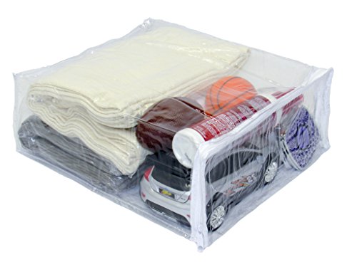 Product Cover Oreh Homewares Heavy Duty Vinyl Zippered (Clear) Storage Bags (9