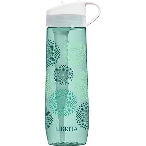 Product Cover Brita Hard-Sided Filtered Water Bottle (Teal) Mint Sunburst