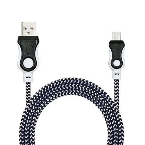 Product Cover Creazy Universal Micro USB Charger Cable Charging Cord for Android Phone (Black)