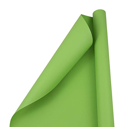 Product Cover JAM PAPER Gift Wrap - Matte Wrapping Paper - 25 Sq Ft - Matte Lime Green - Roll Sold Individually